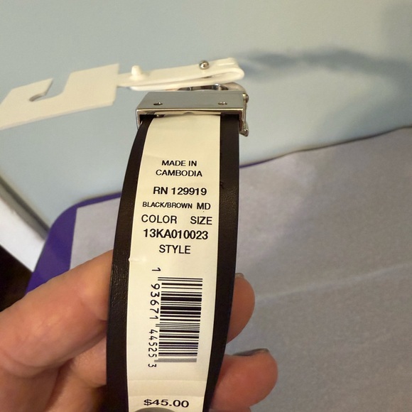 Calvin Klein Black Reversible Belt - Picture 4 of 6